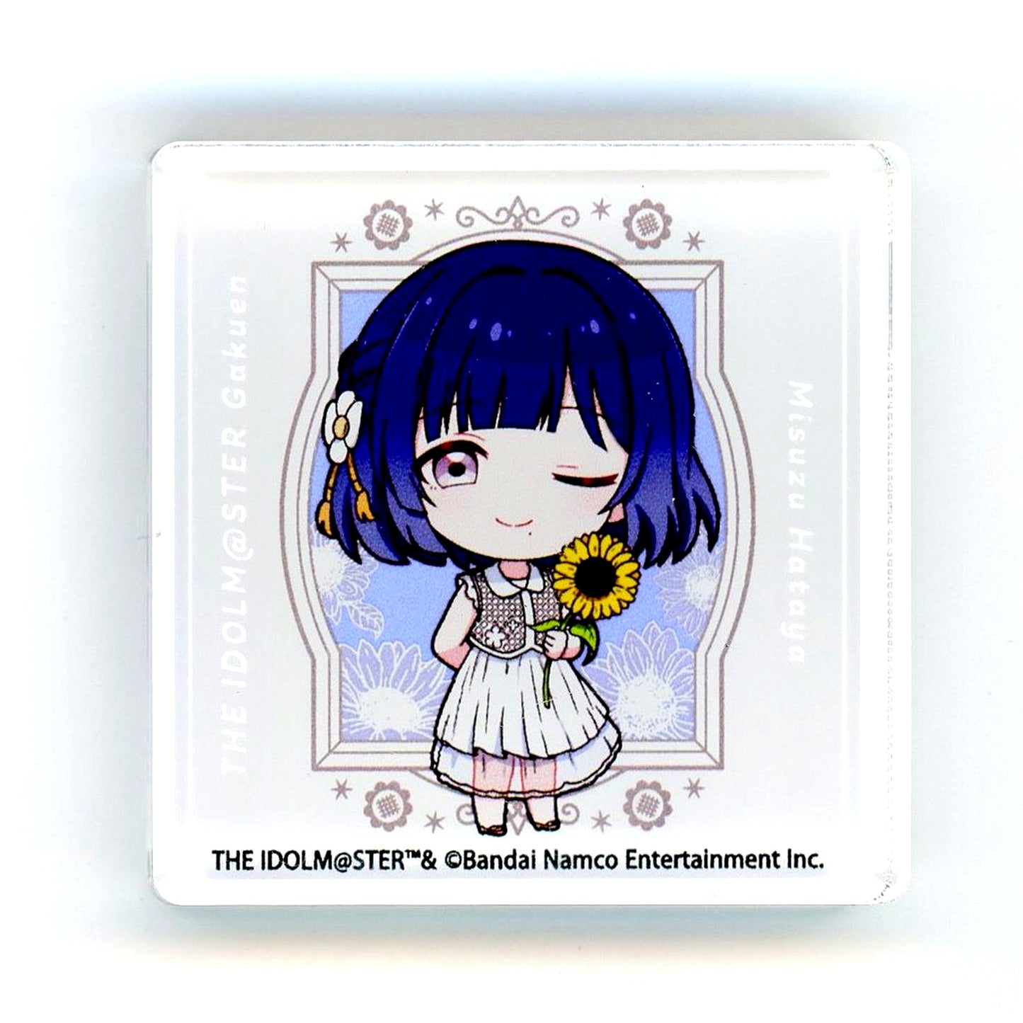 Misuzu Hataya Gakuen Idolmaster Pop Up Shop Acrylic Block Sunflower Mini Character Ver. [USED]