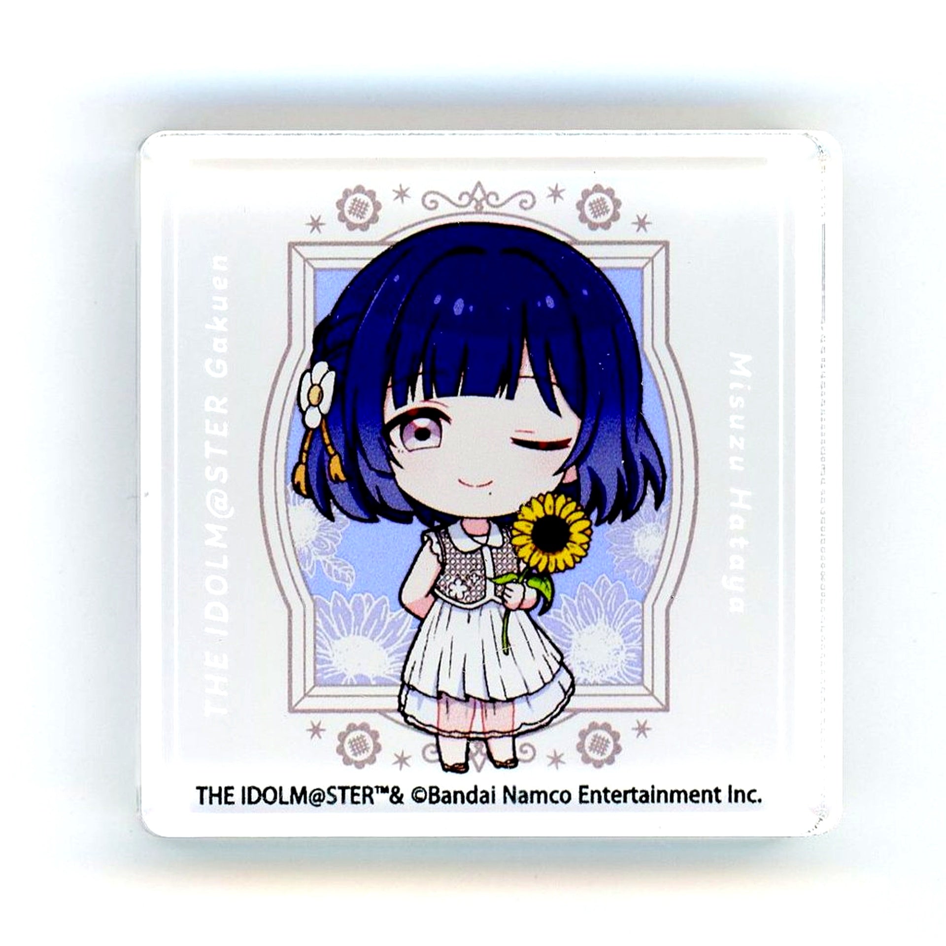 Misuzu Hataya Gakuen Idolmaster Pop Up Shop Acrylic Block Sunflower Mini Character Ver. [USED]