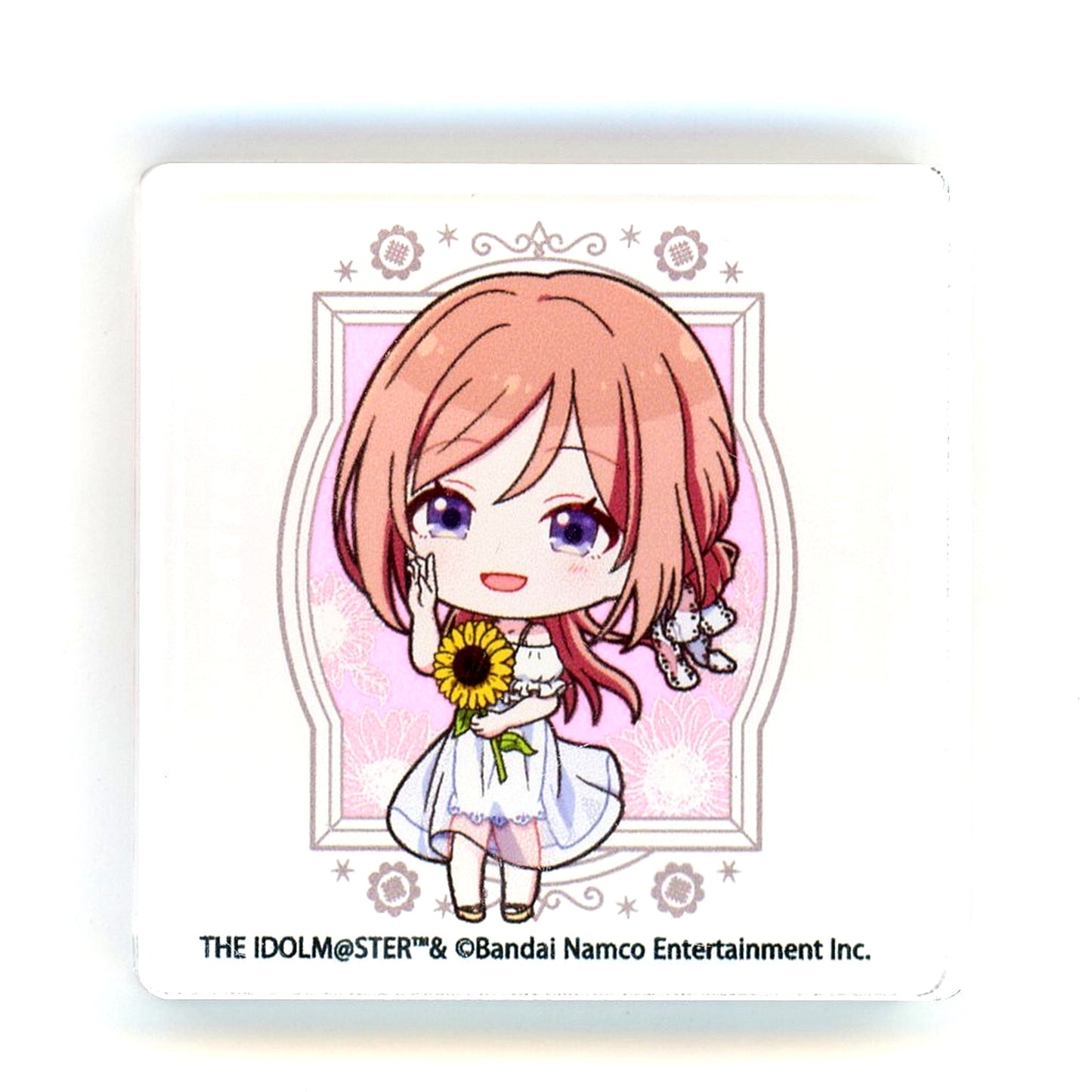 Rinami Himesaki Gakuen Idolmaster Pop Up Shop Acrylic Block Sunflower Mini Character Ver. [USED]