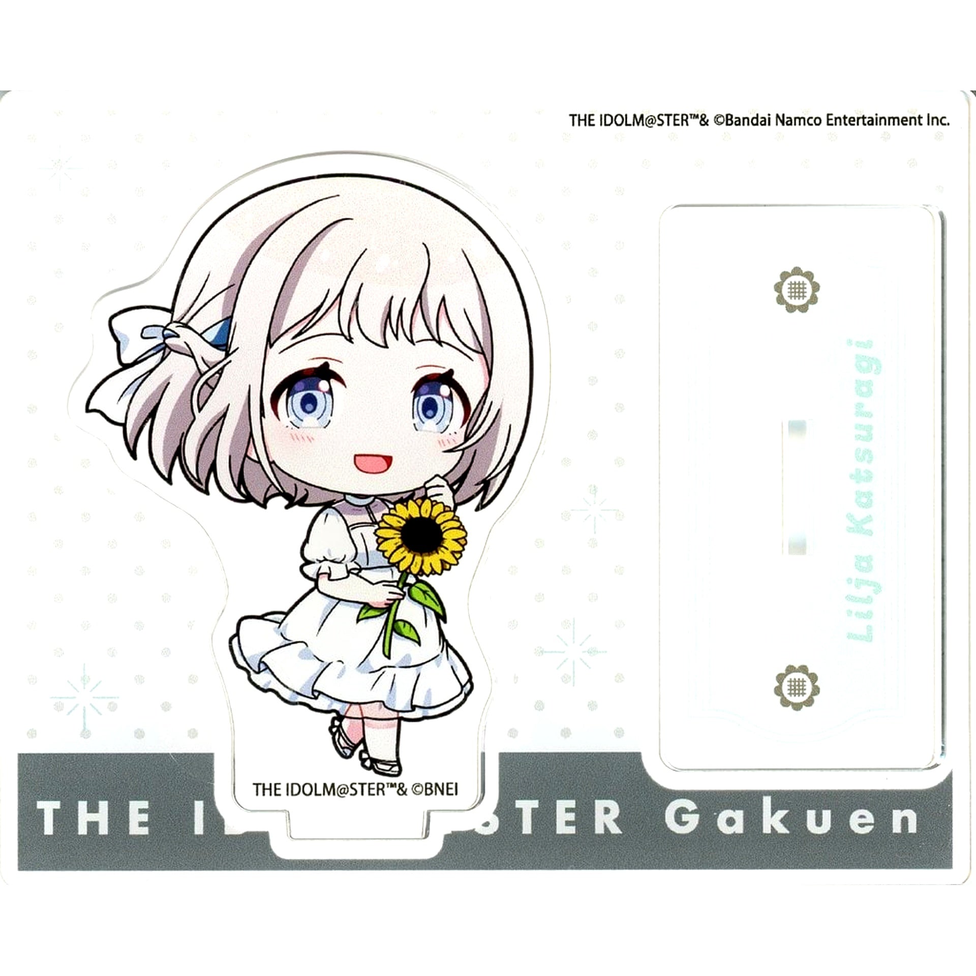 Lilja Katsuragi Gakuen Idolmaster Pop Up Shop Acrylic Stand Sunflower Mini Character Ver. [USED]