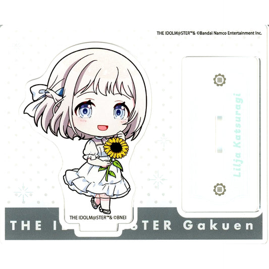 Lilja Katsuragi Gakuen Idolmaster Pop Up Shop Acrylic Stand Sunflower Mini Character Ver. [USED]