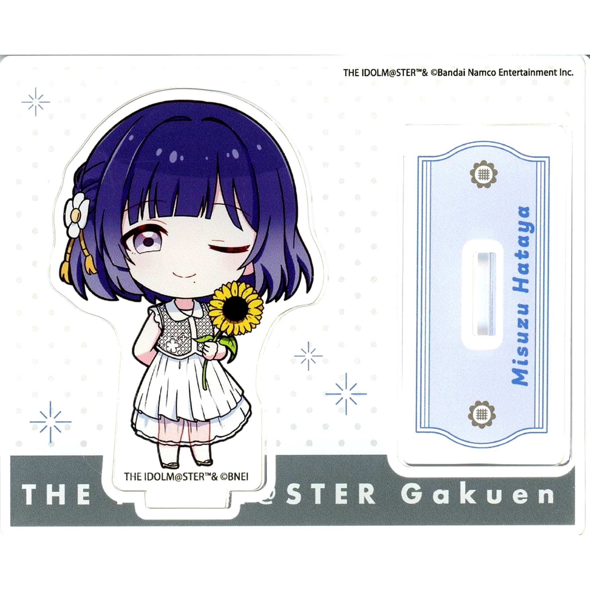 Misuzu Hataya Gakuen Idolmaster POP UP SHOP sunflower Mini Character ver. Acrylic Stand [USED]