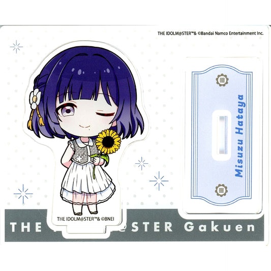 Misuzu Hataya Gakuen Idolmaster POP UP SHOP sunflower Mini Character ver. Acrylic Stand [USED]