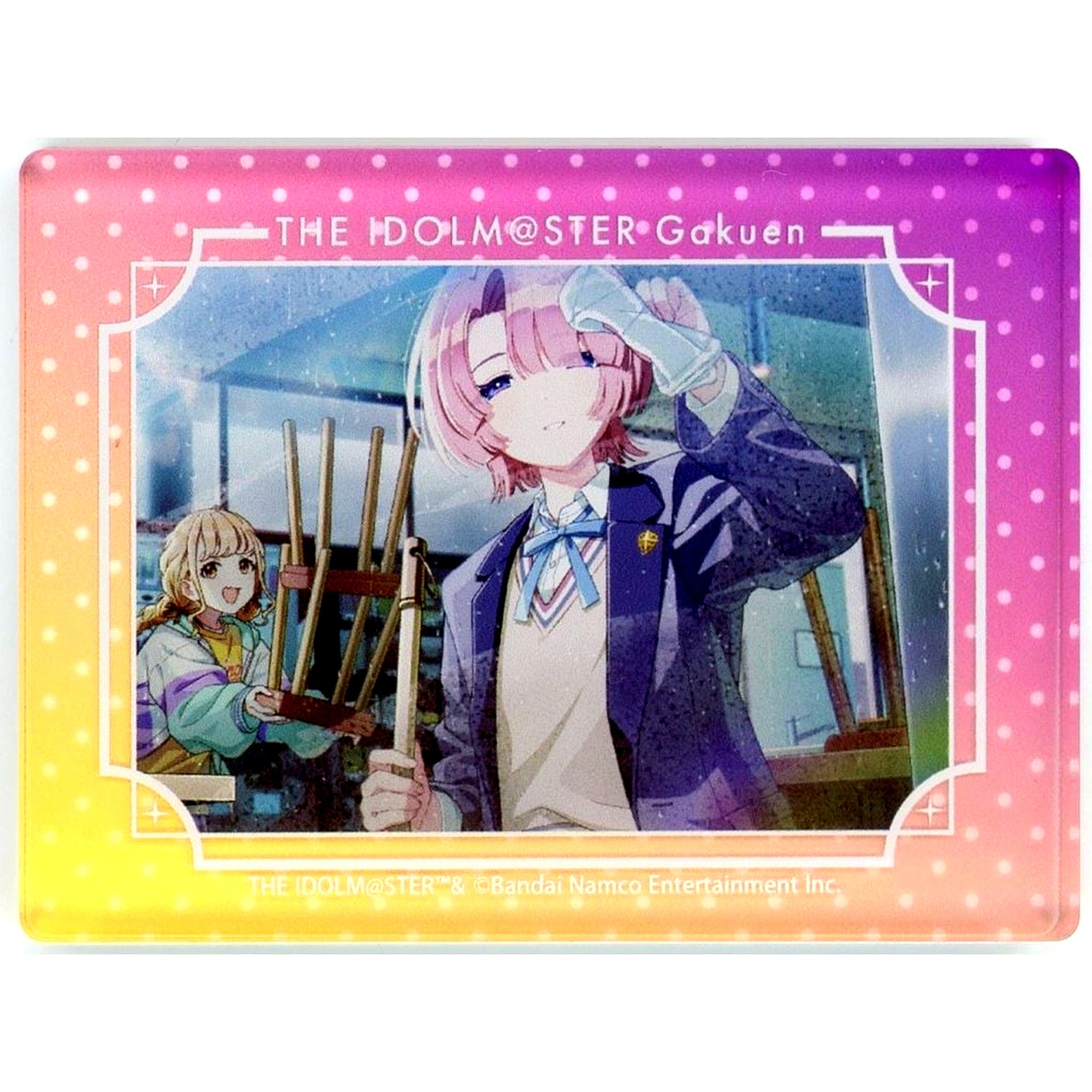 It's sunny Gakuen Idolmaster POP UP SHOP Acrylic Block [USED]