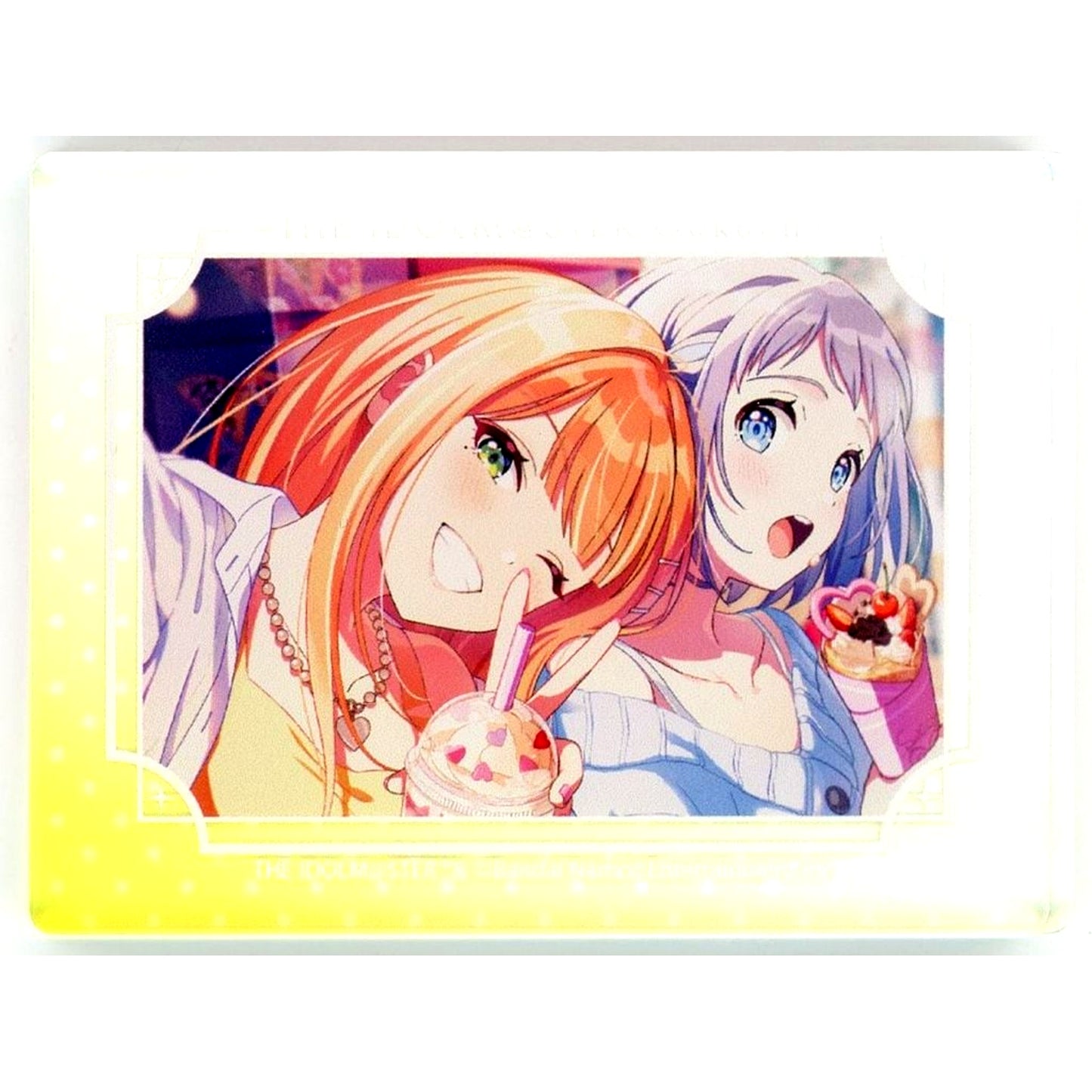 Sumika Shiun Gakuen Idolmaster Acrylic Block Oishii Kao Itadaki~! POP UP SHOP [USED]