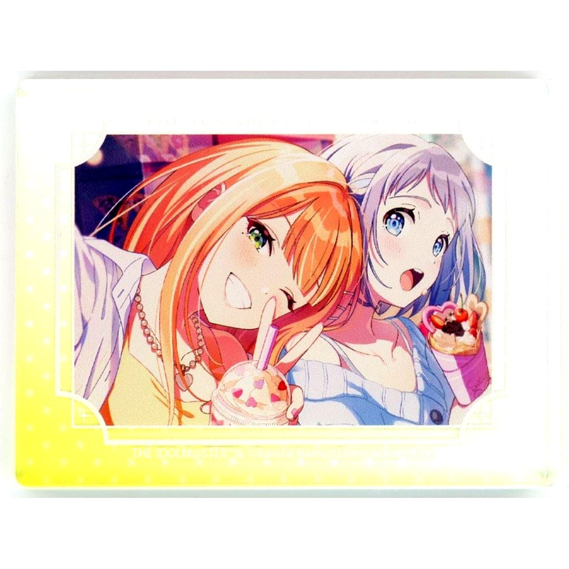 Sumika Shiun Gakuen Idolmaster Acrylic Block Oishii Kao Itadaki~! POP UP SHOP [USED]