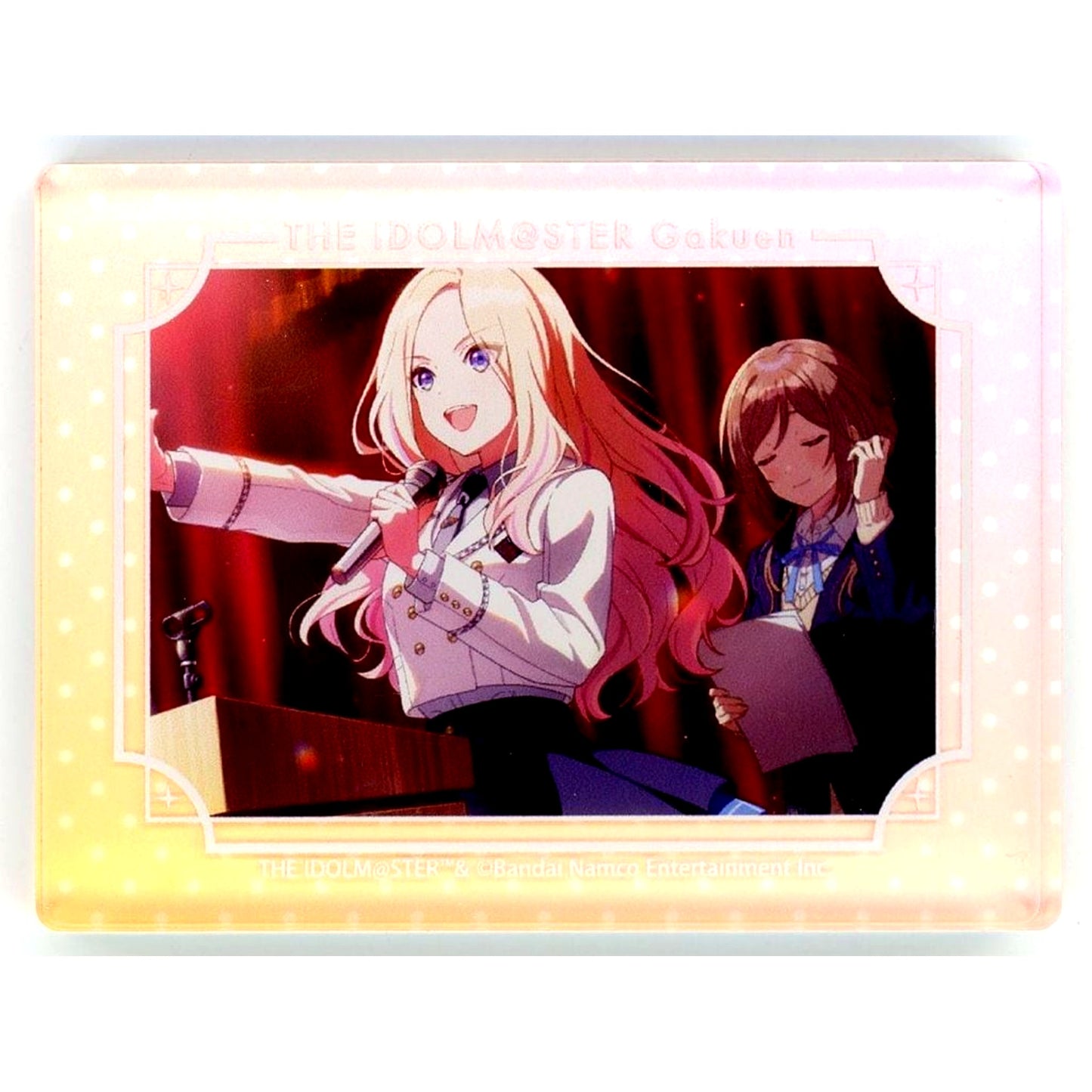 Sena Juo Gakuen Idolmaster Acrylic Block Kaicho Junbi wa Bantan desu POP UP SHOP [USED]
