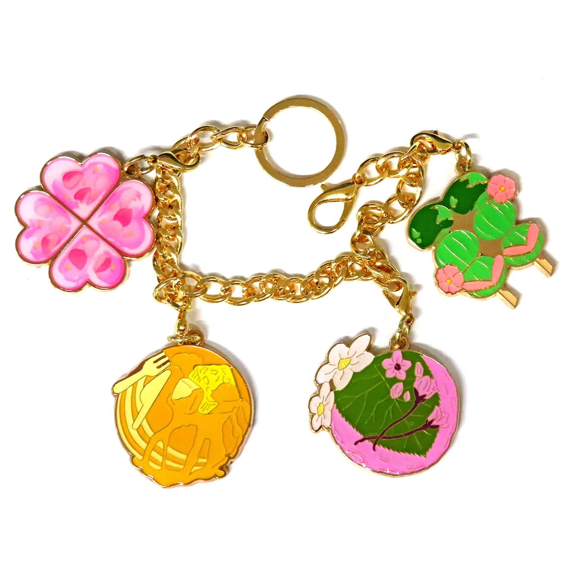 Mitsuri Kanroji Wagashi Japanese Sweets Bag Charm Demon Slayer Kimetsu no Yaiba ufotable Cafe Mitsuri Kanroji Birthday Festival 2025 [USED]