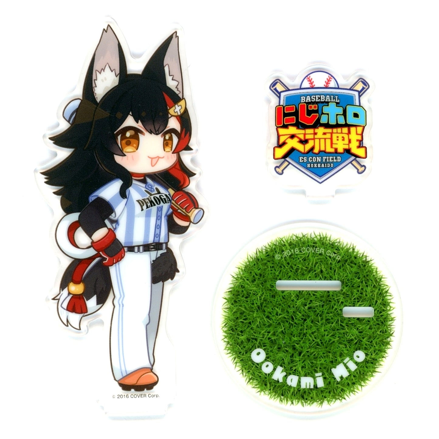 Ookami Mio Toritsu Pekora Academy Acrylic Stand Virtual YouTuber Nijisanji x hololive Niji Holo Tournament 2025 [USED]