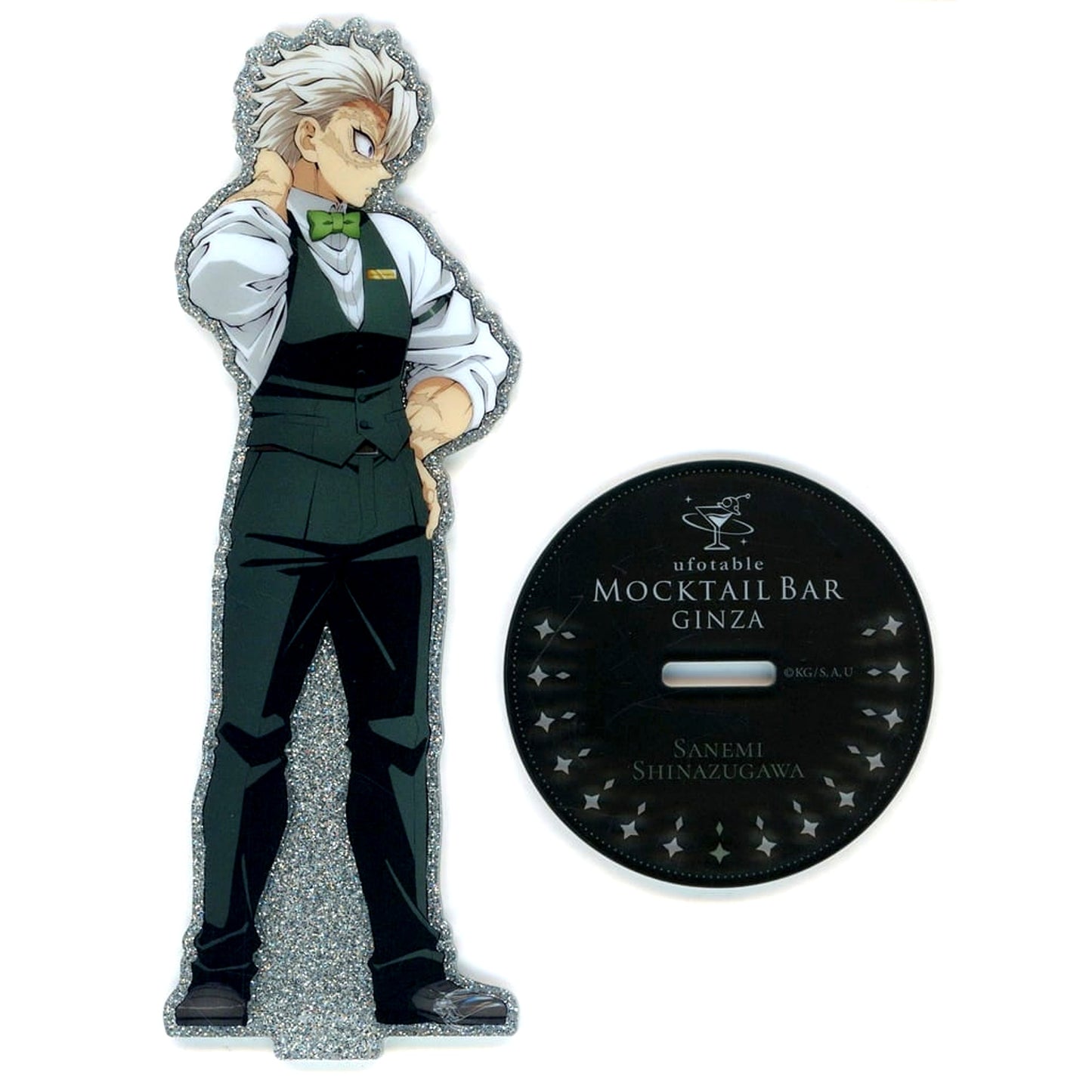Sanemi Shinazugawa Demon Slayer: Kimetsu no Yaiba ufotable MOCKTAIL BAR GINZA Double-Sided Acrylic Stand [USED]