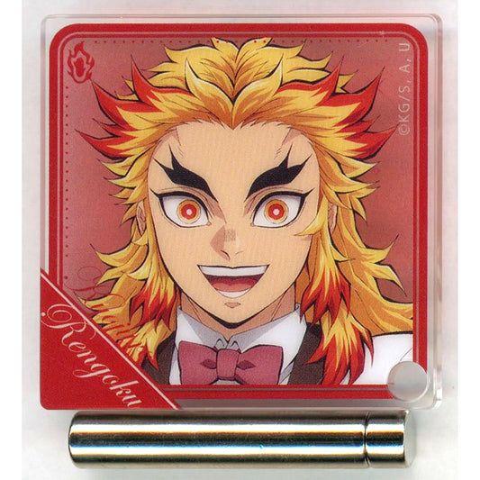 Kyojuro Rengoku Demon Slayer: Kimetsu no Yaiba Bust Up Mini Acrylic Panel Demon Slayer x ufotable MOCKTAIL BAR GINZA COLLECTION LOTTO Kyojuro Rengoku [USED]
