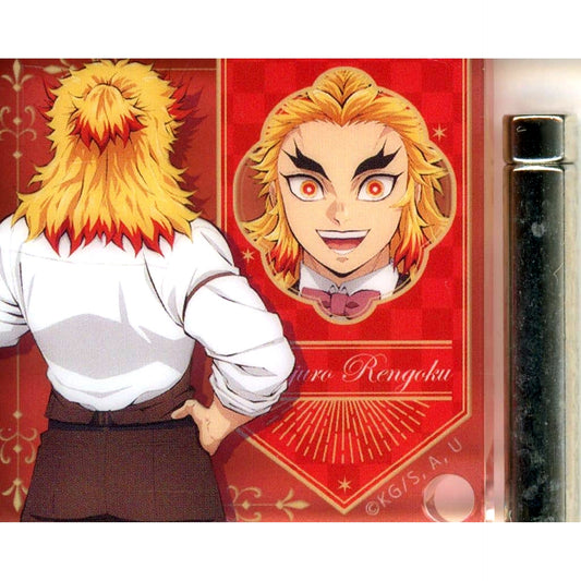 Kyojuro Rengoku Demon Slayer: Kimetsu no Yaiba Half Body/Front Mini Acrylic Panel Demon Slayer x ufotable MOCKTAIL BAR GINZA COLLECTION LOTTO Kyojuro Rengoku [USED]