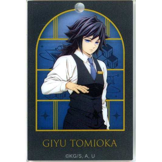 Giyu Tomioka Half Body Front Vertical Demon Slayer Kimetsu no Yaiba Mocktail Bar Ginza Lotto Acrylic Charm [USED]