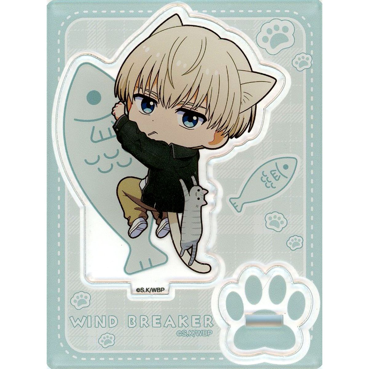 Ren Kaji Mini Character Acrylic Stand Sticker Ver. Wind Breaker [USED]