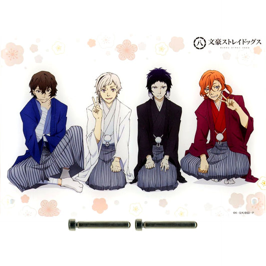 Group A New Year 8th Anniv Acrylic Art Panel Bungo Stray Dogs [USED]