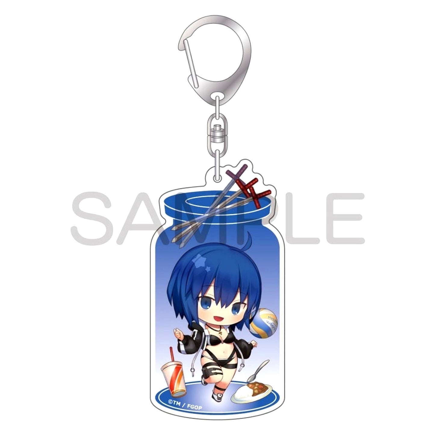 Fate/Grand Order Moon Cancer Mysterious Acting Agent C.I.E.L. Open Summer CharaToria Acrylic Keychain Vol.20 [USED]