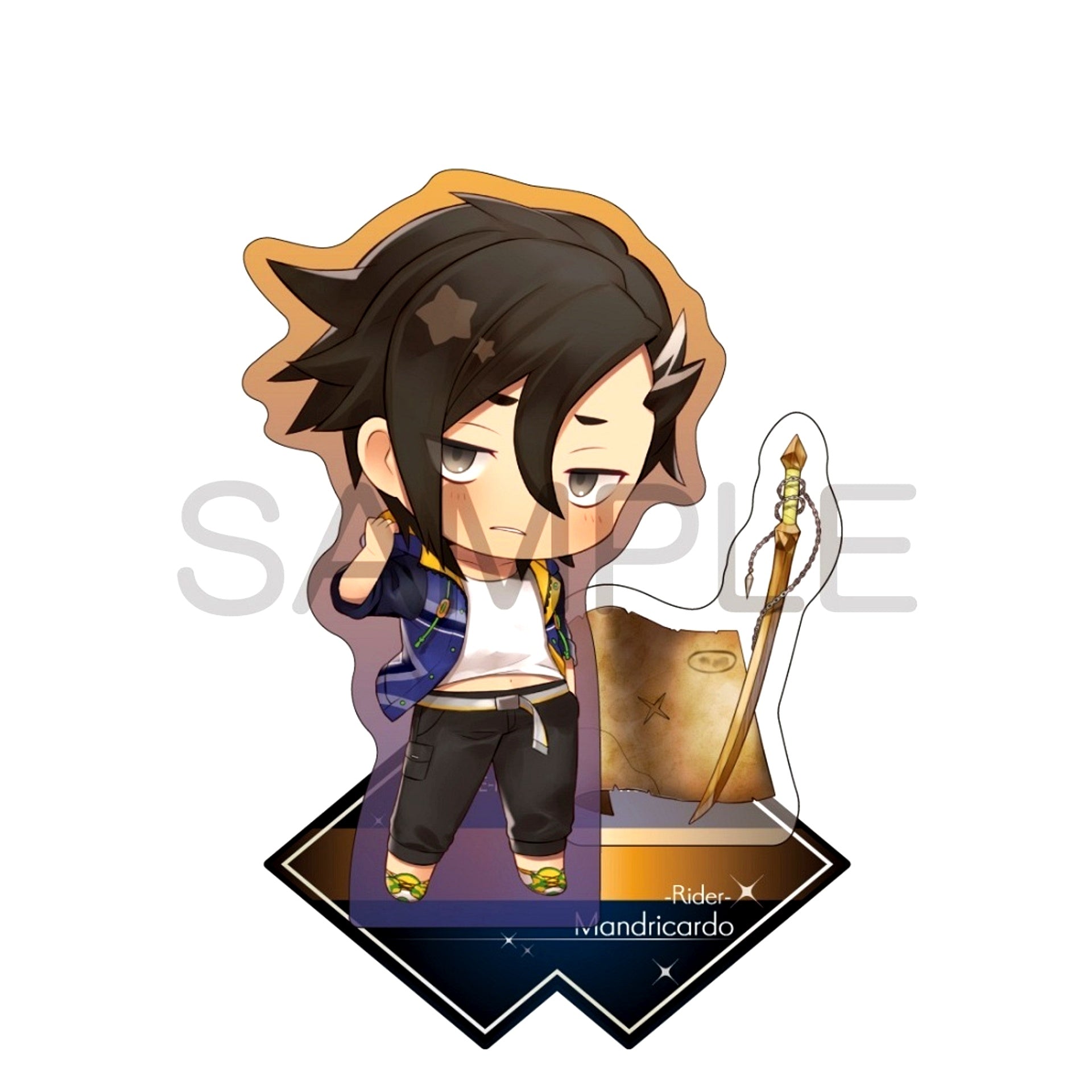 Rider Mandricardo Summer Sports Wear Charatoria Acrylic Stand Fate/Grand Order Charatoria Can Vol. 20 [USED]