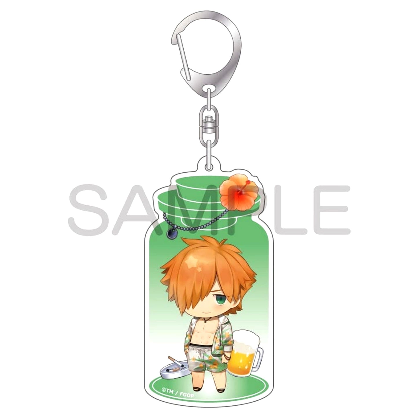 Fate/Grand Order Archer Robin Hood Summer Hunter CharaToria Acrylic Keychain Vol.20 [USED]