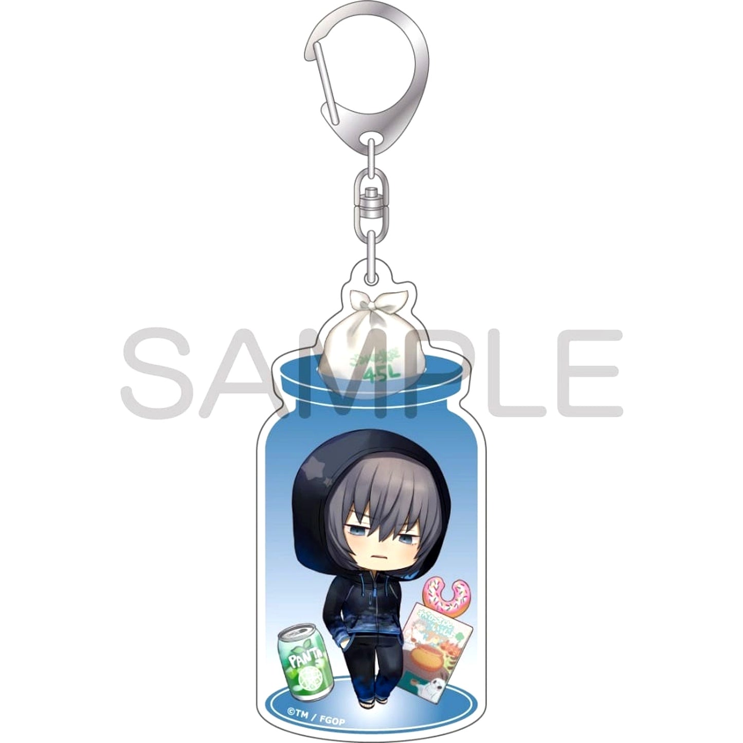 Fate/Grand Order Pretender Oberon Grumpy Summer CharaToria Acrylic Keychain Vol.20 [USED]