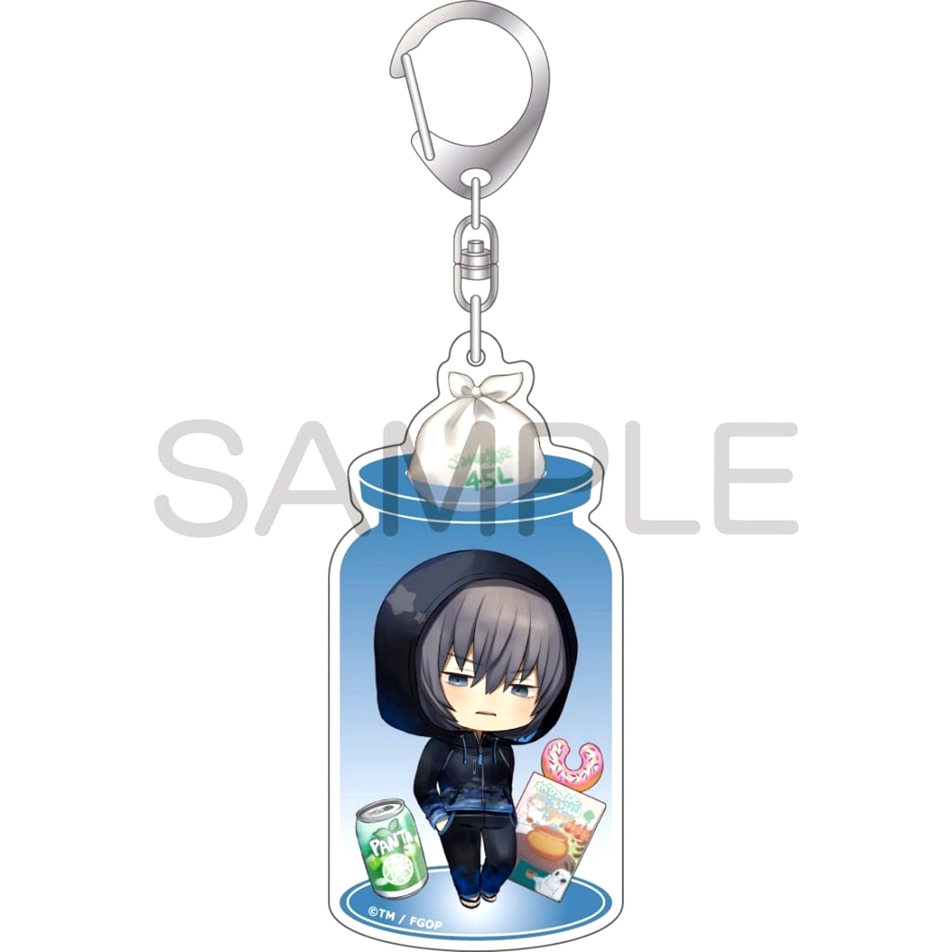 Fate/Grand Order Pretender Oberon Grumpy Summer CharaToria Acrylic Keychain Vol.20 [USED]