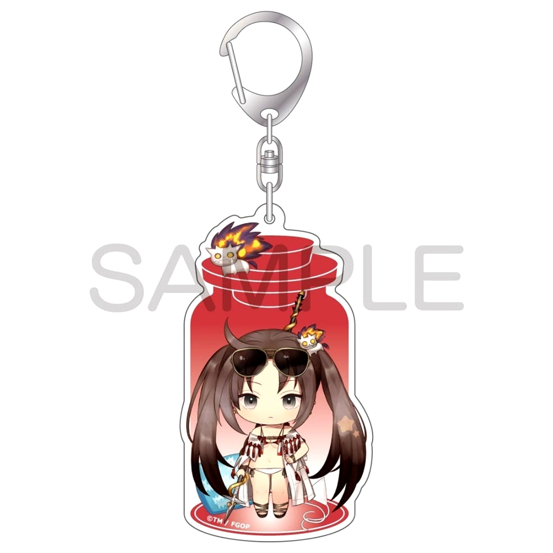 Fate/Grand Order Lancer Yu Mei-ren CharaToria Acrylic Keychain Vol.20 [USED]