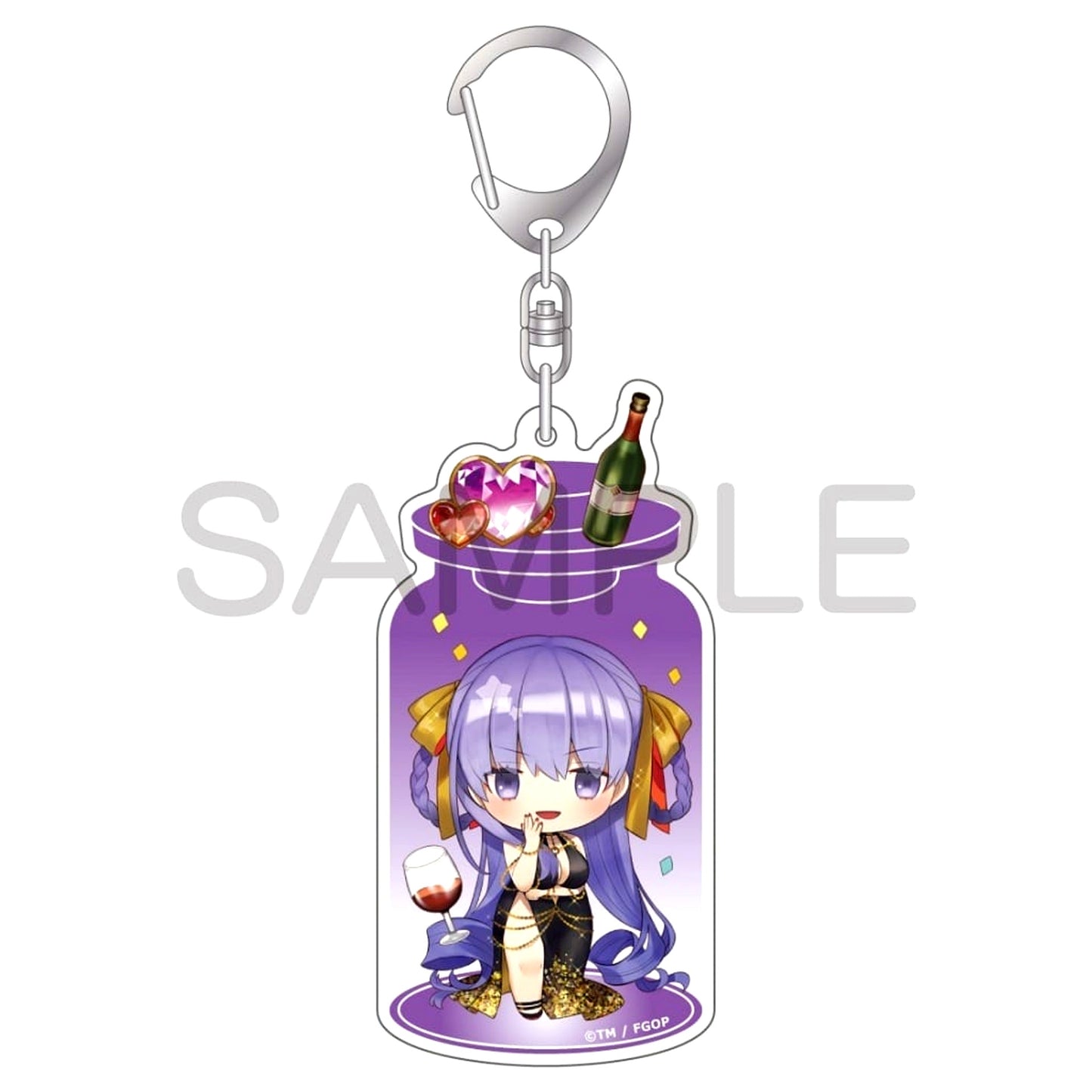 Fate/Grand Order Moon Cancer BB Dubai CharaToria Acrylic Keychain Vol.20 [USED]