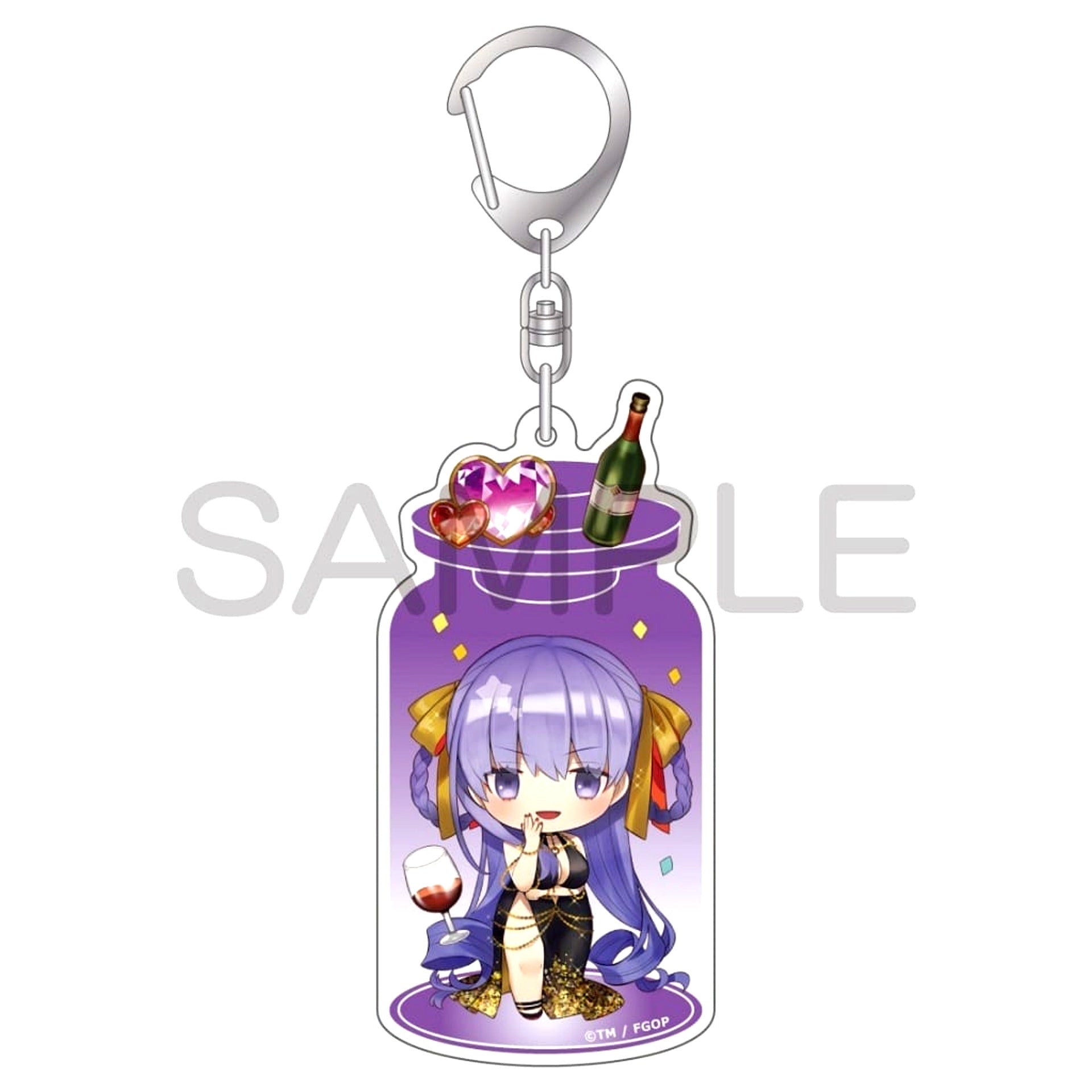Fate/Grand Order Moon Cancer BB Dubai CharaToria Acrylic Keychain Vol.20 [USED]