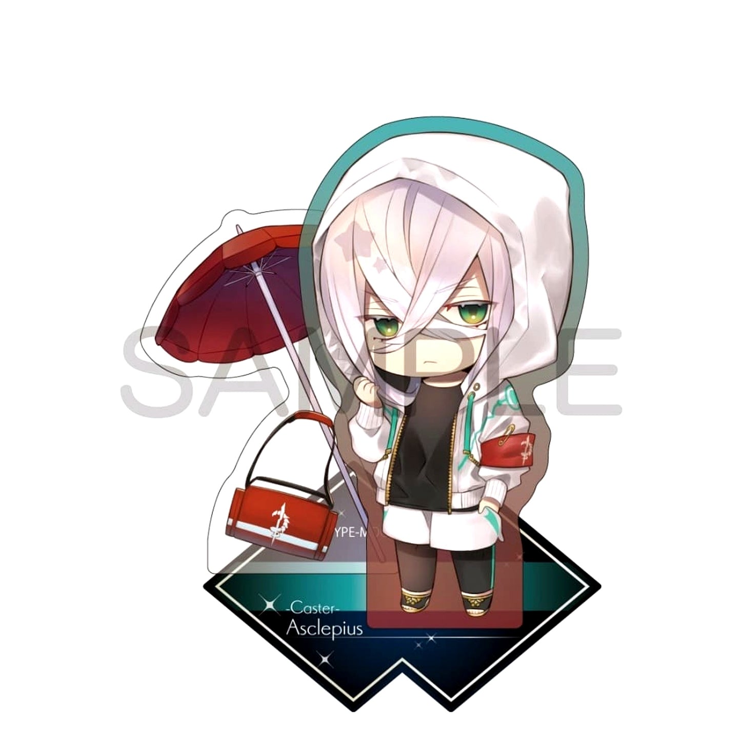 Fate/Grand Order Asclepius Summer Rescue Charatoria Acrylic Stand Charatoria Can Vol.20 [USED]