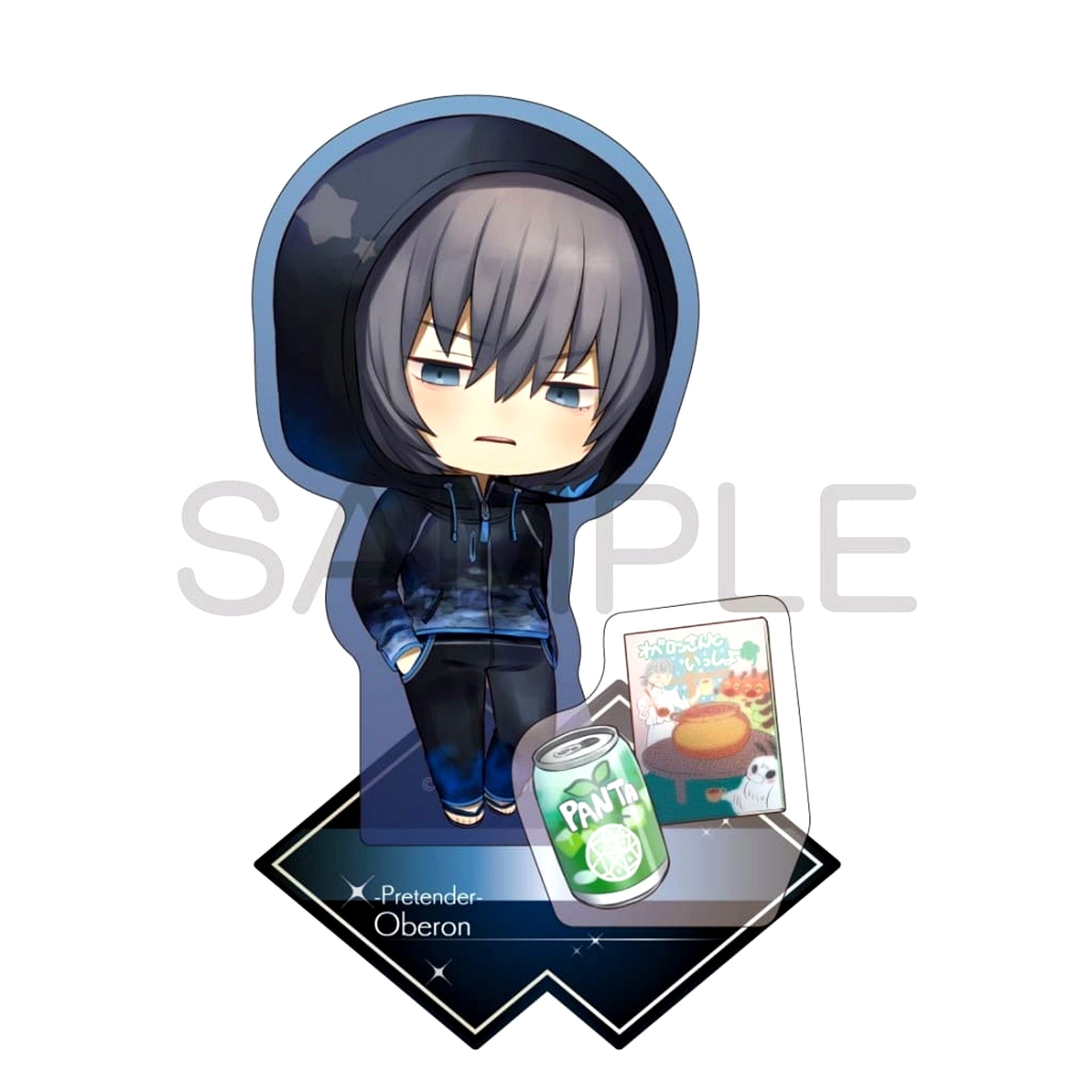 Pretender Oberon Grumpy Summer Fate/Grand Order CharaToria Acrylic Stand Fate/Grand Order CharaToria Button Vol.20 [USED]