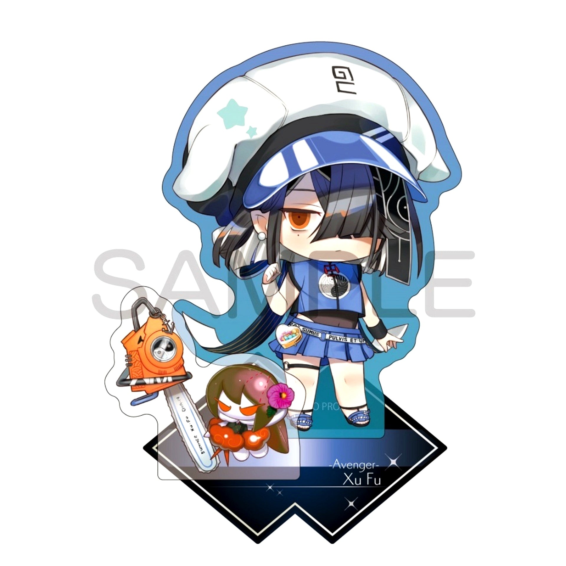 Avenger/Xu Fu Fate/Grand Order Charatoria Can Vol. 20 Charatoria Acrylic Stand [USED]