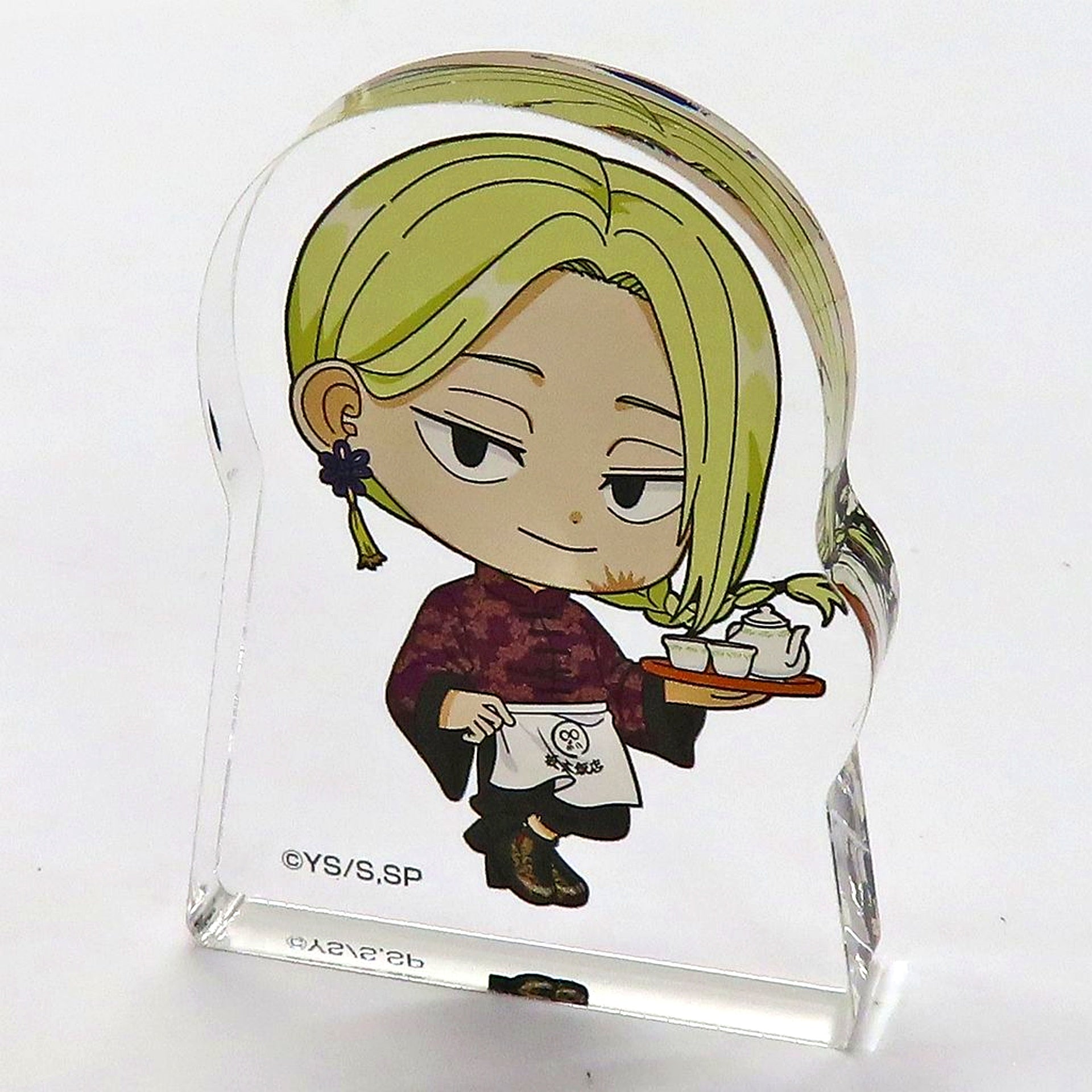 Shishiba Sakamoto Days x Tower Records Cafe 2025 Mini Character Illustration Acrylic Block Collection [USED]