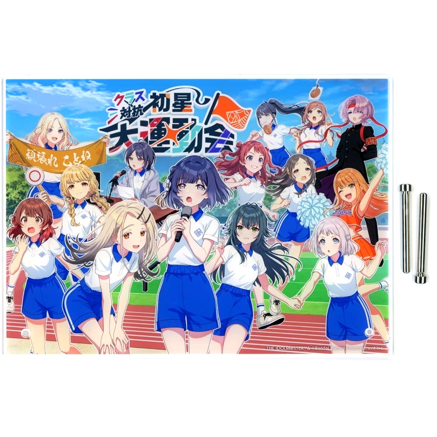 Key Visual Gakuen Idolmaster Official Acrylic Panel Class Competition Hatsuboshi Sports Festival [USED]