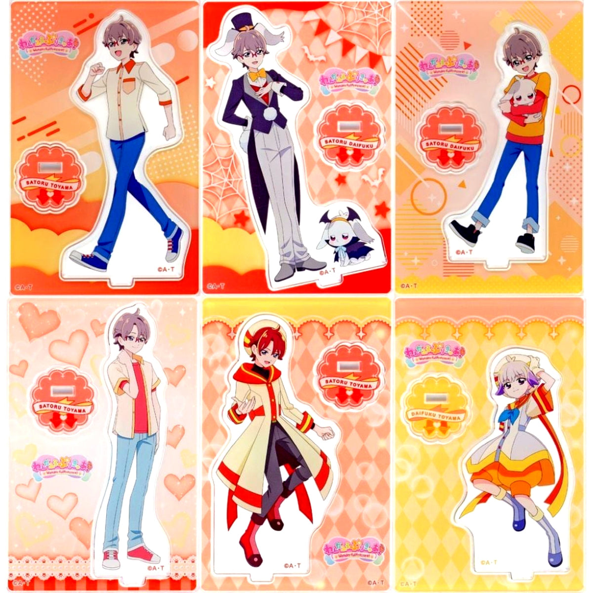 Set of 6 Mini Acrylic Stand Vol.7 Wonderful Precure! [USED]