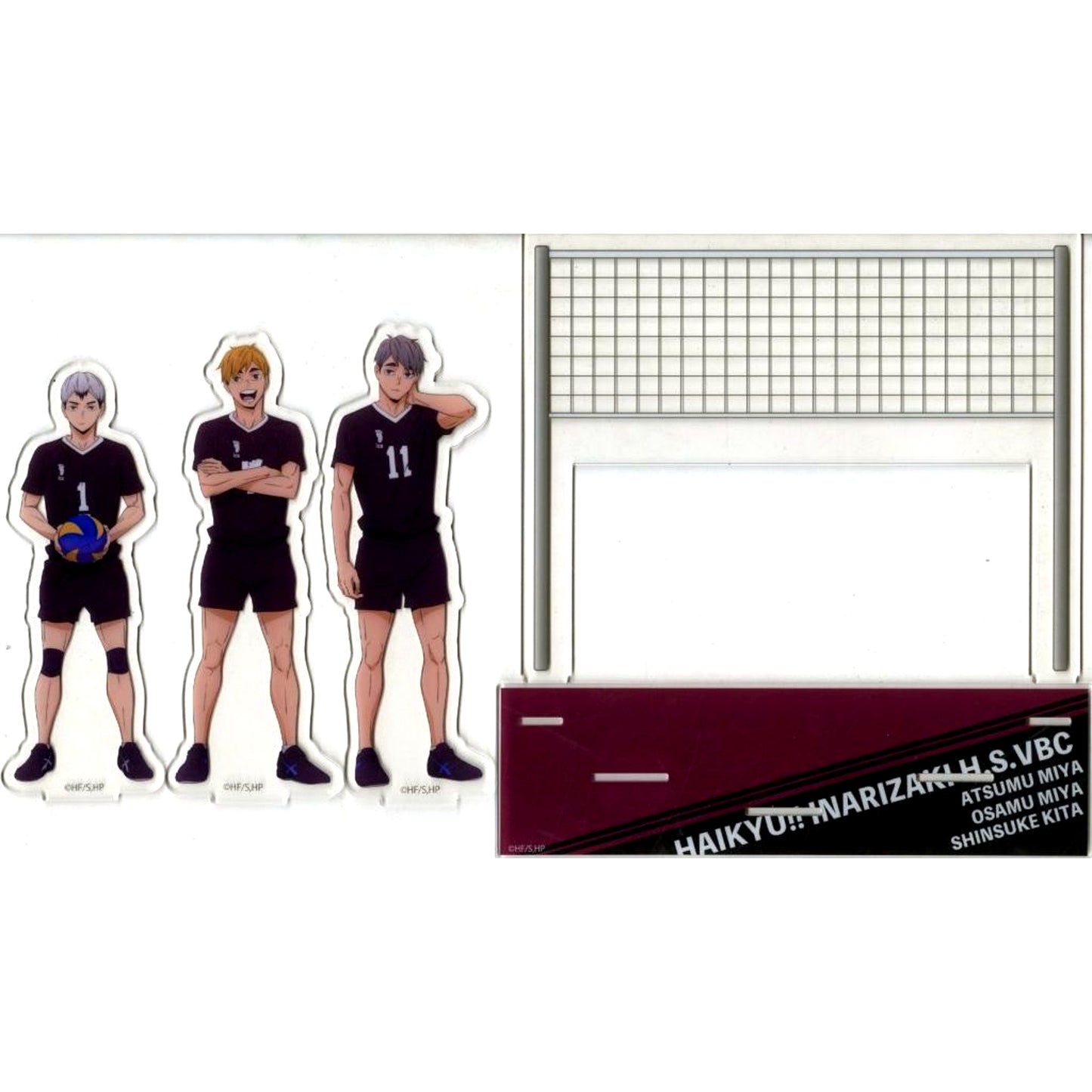 Atsumu Miya & Osamu Miya & Shinsuke Kita Big Acrylic Stand Haikyu!! x Avail [USED]