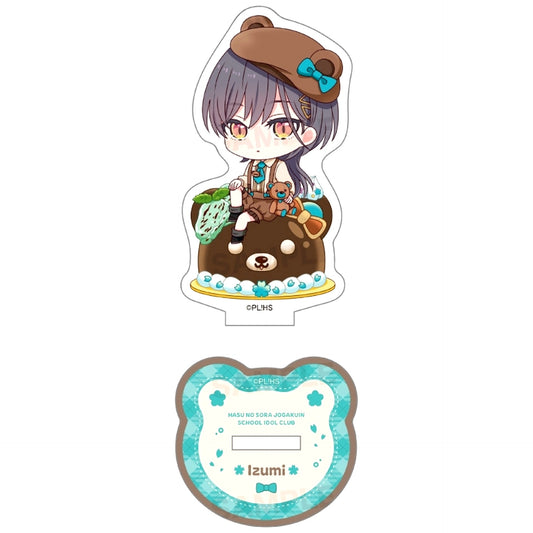 Izumi Katsuragi Love Live! Hasunosora Girls' High School Idol Club Trading Acrylic Stand Chara Dolce Teddy Bear Ver. [USED]