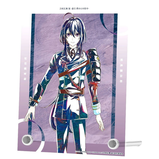 Namazuo Toushirou Touken Ranbu Kai Kyoden Ani-Art Part 1 A6 Acrylic Panel Burning Honnoji [USED]