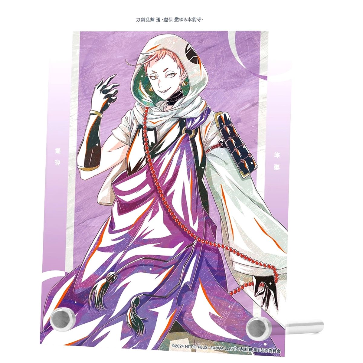 Iwatooshi Touken Ranbu Kai Kyoden Ani-Art Part 1 A6 Acrylic Panel Burning Honnoji [USED]