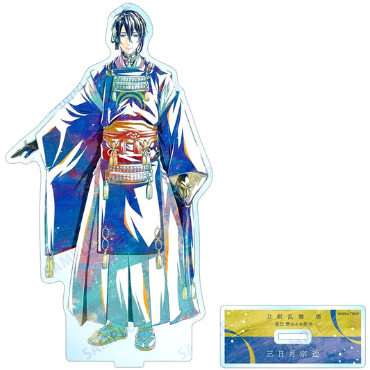 Mikazuki Munechika Touken Ranbu Kai Kyoden Ani-Art Part 1 BIG Acrylic Stand Burning Honnoji [USED]
