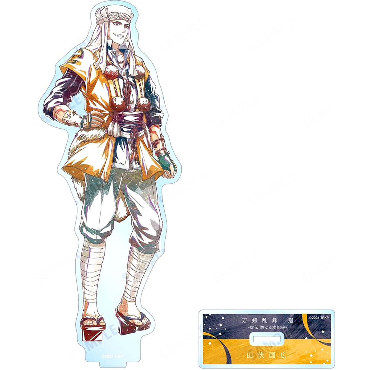 Yamabushi Kunihiro Touken Ranbu Kai Kyoden Ani-Art Part 1 BIG Acrylic Stand Burning Honnoji [USED]