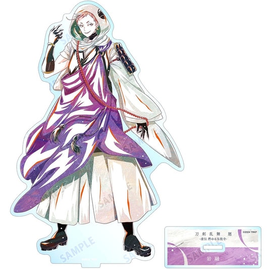 Iwatooshi Touken Ranbu Kai Kyoden Ani-Art Part 1 BIG Acrylic Stand Burning Honnoji [USED]