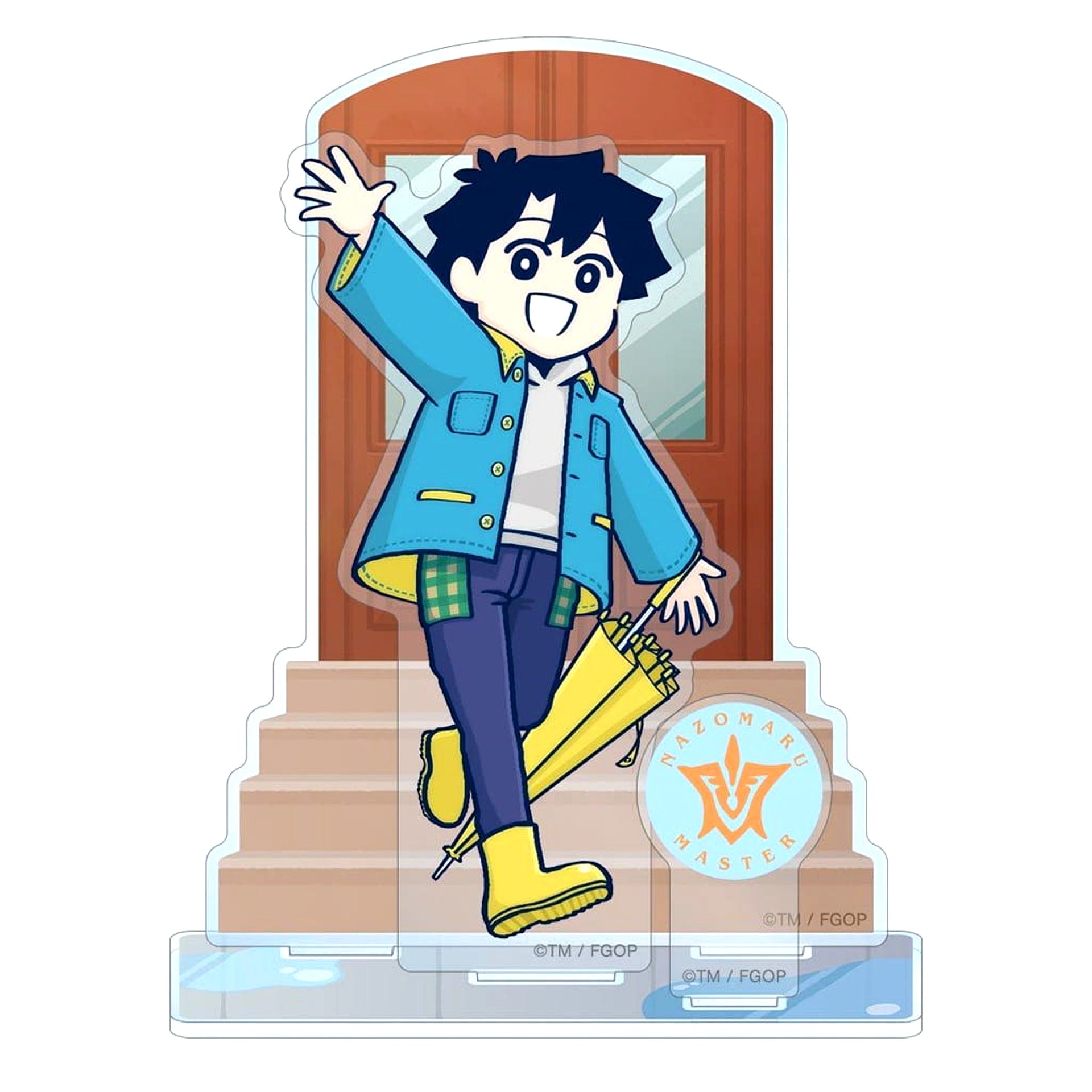 Ritsuka Fujimaru Fate/Grand Order Fujimaru Ritsuka Doesn't Get It POP UP STORE in Loft Vol.2 Tsuchida Newly Drawn Between the Rains ver Parts Included BIG Acrylic Stand [USED]