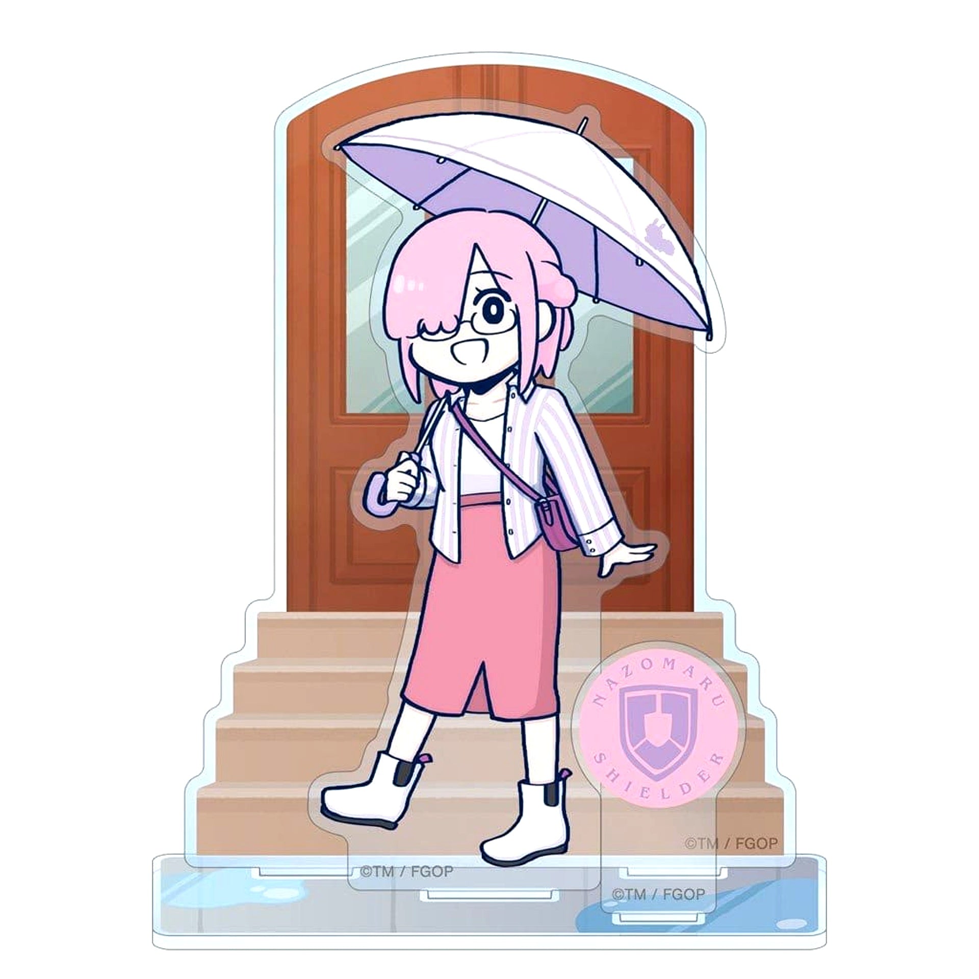 Mash Kyrielight Fate/Grand Order Fujimaru Ritsuka Doesn't Get It POP UP STORE in Loft Vol.2 Tsuchida Newly Drawn Between the Rains ver Parts Included BIG Acrylic Stand [USED]