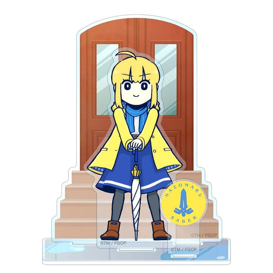 Altria Pendragon Fate/Grand Order: You've Lost Ritsuka Fujimaru Tsuchida Original Illustration Rainy Season Ver. Big Acrylic Stand with Parts POP UP STORE in LOFT Vol 2 [USED]