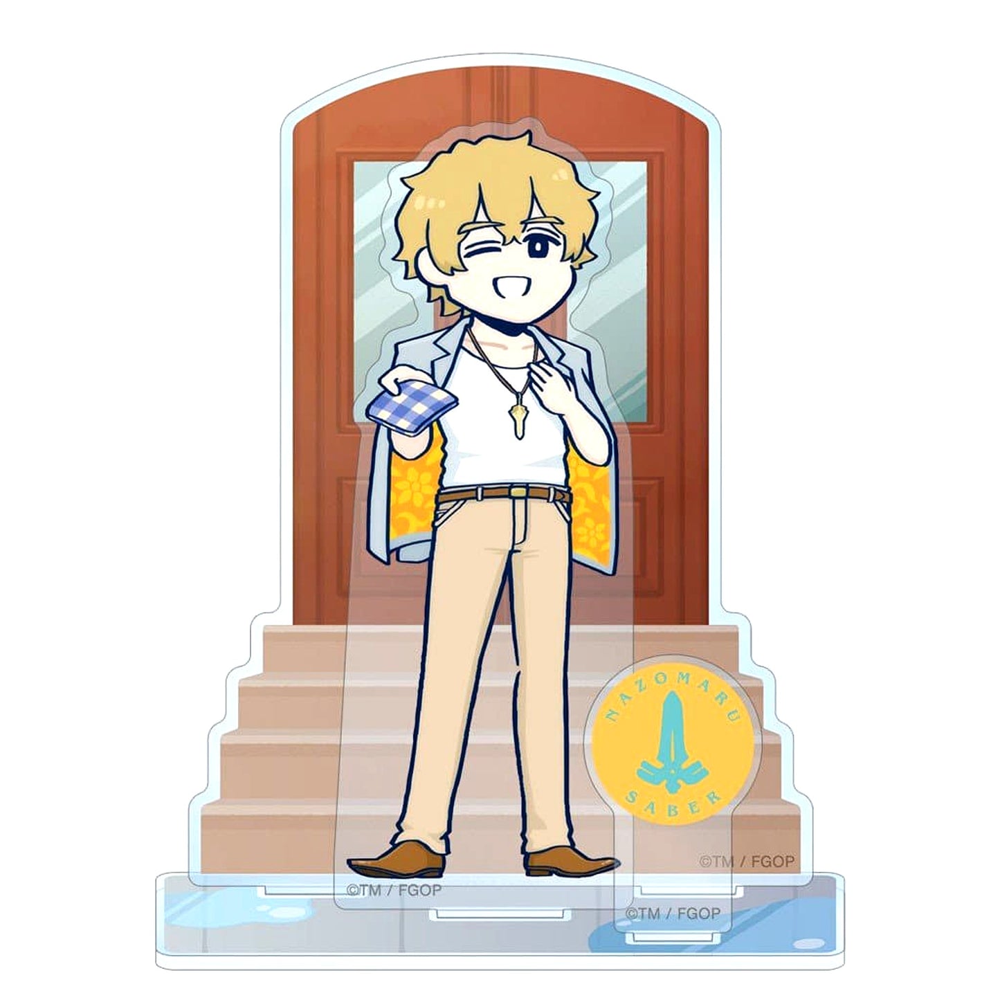 Gawain Fate/Grand Order Fujimaru Ritsuka Doesn't Get It POP UP STORE in Loft Vol.2 Tsuchida Newly Drawn Between the Rains ver Parts Included BIG Acrylic Stand [USED]