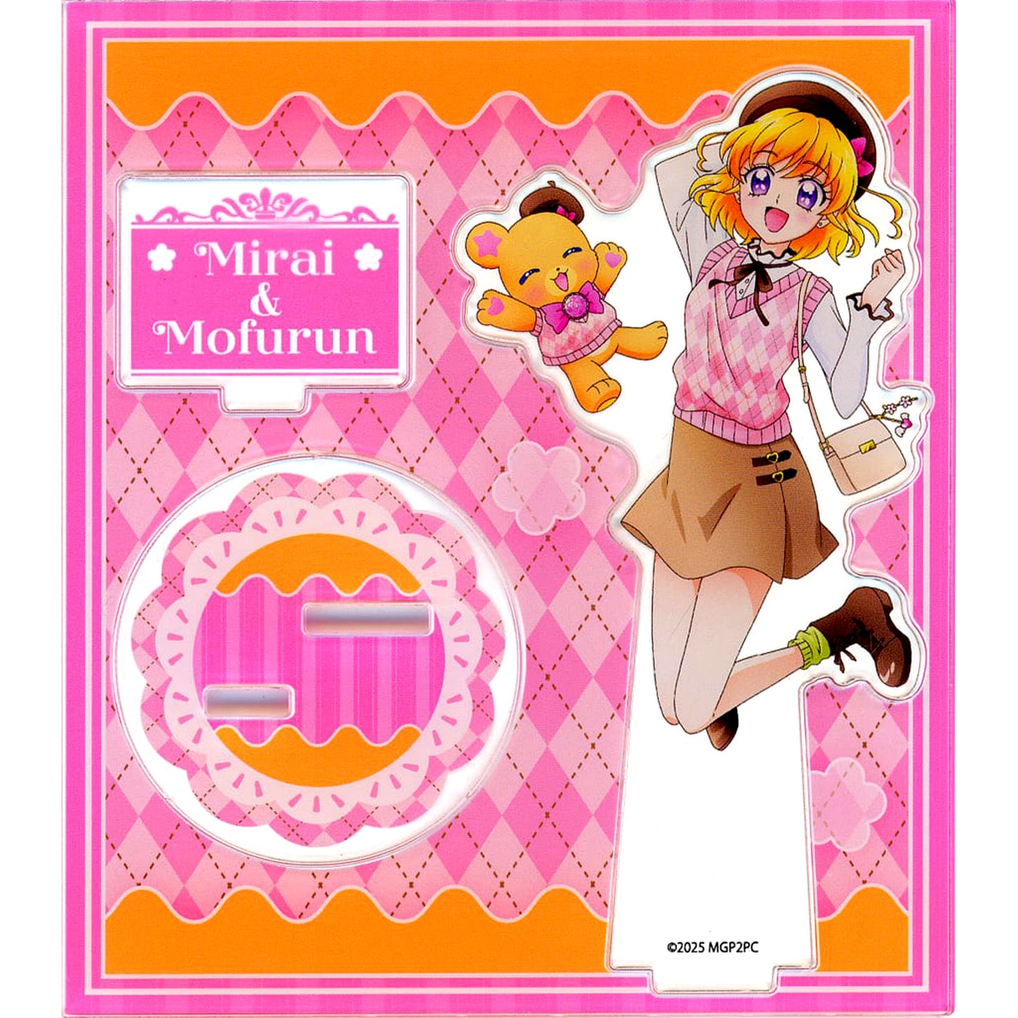 Mirai Asahina and Mofurun Witchy Precure!! ~MIRAI DAYS~ Goods Fair in Animate Acrylic Stand Spring Color Fashion [USED]