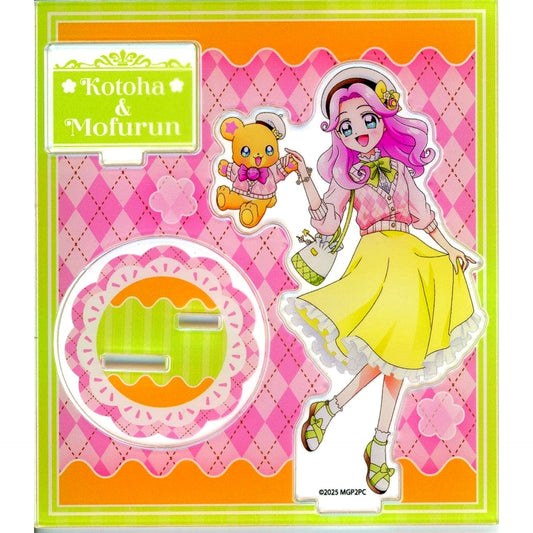 Kotoha Hanami and Mofurun Witchy Precure!! ~MIRAI DAYS~ Goods Fair in Animate Acrylic Stand Spring Color Fashion [USED]