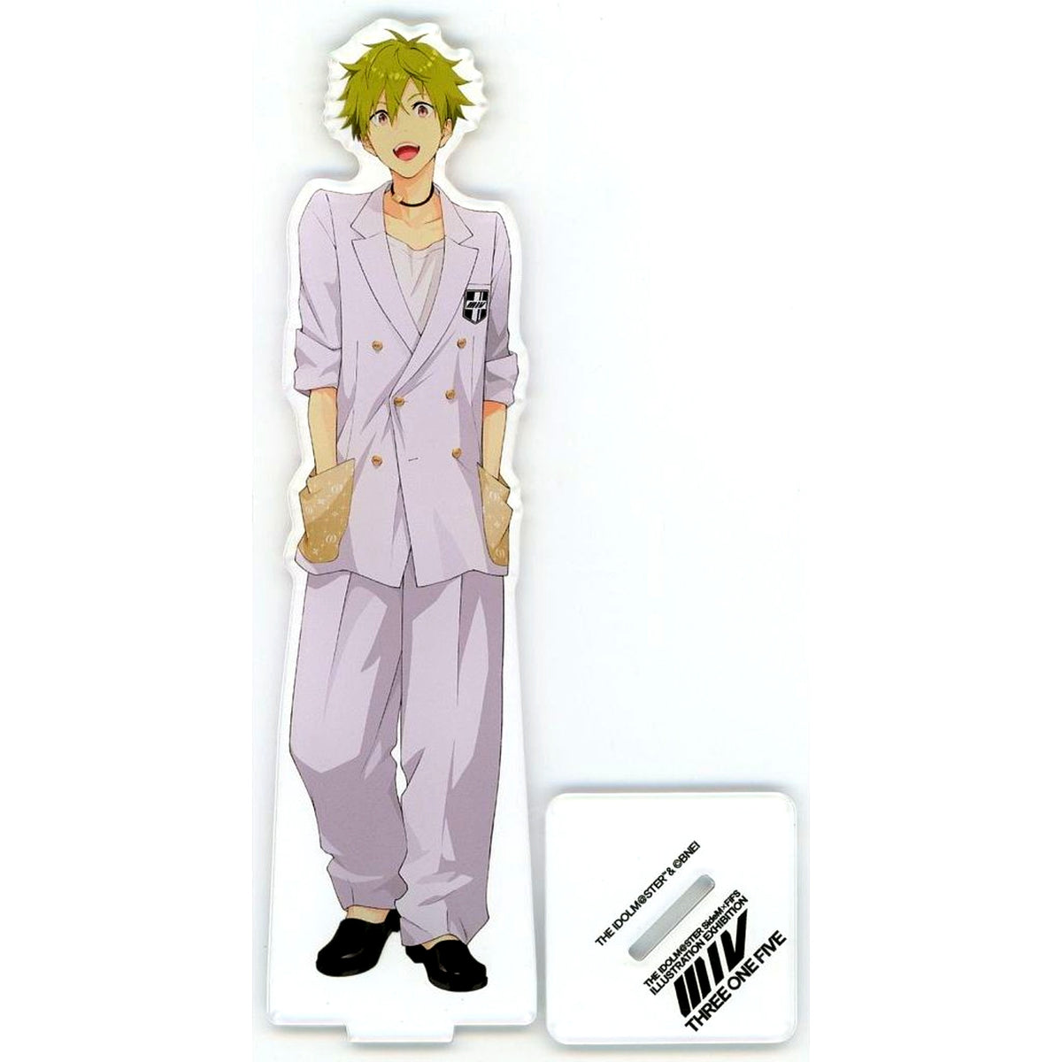 Hayato Akiyama Full Body White Acrylic Stand The Idolmaster SideM x FiFS Illustration Exhibition Three One Five Vol. 5 [USED]