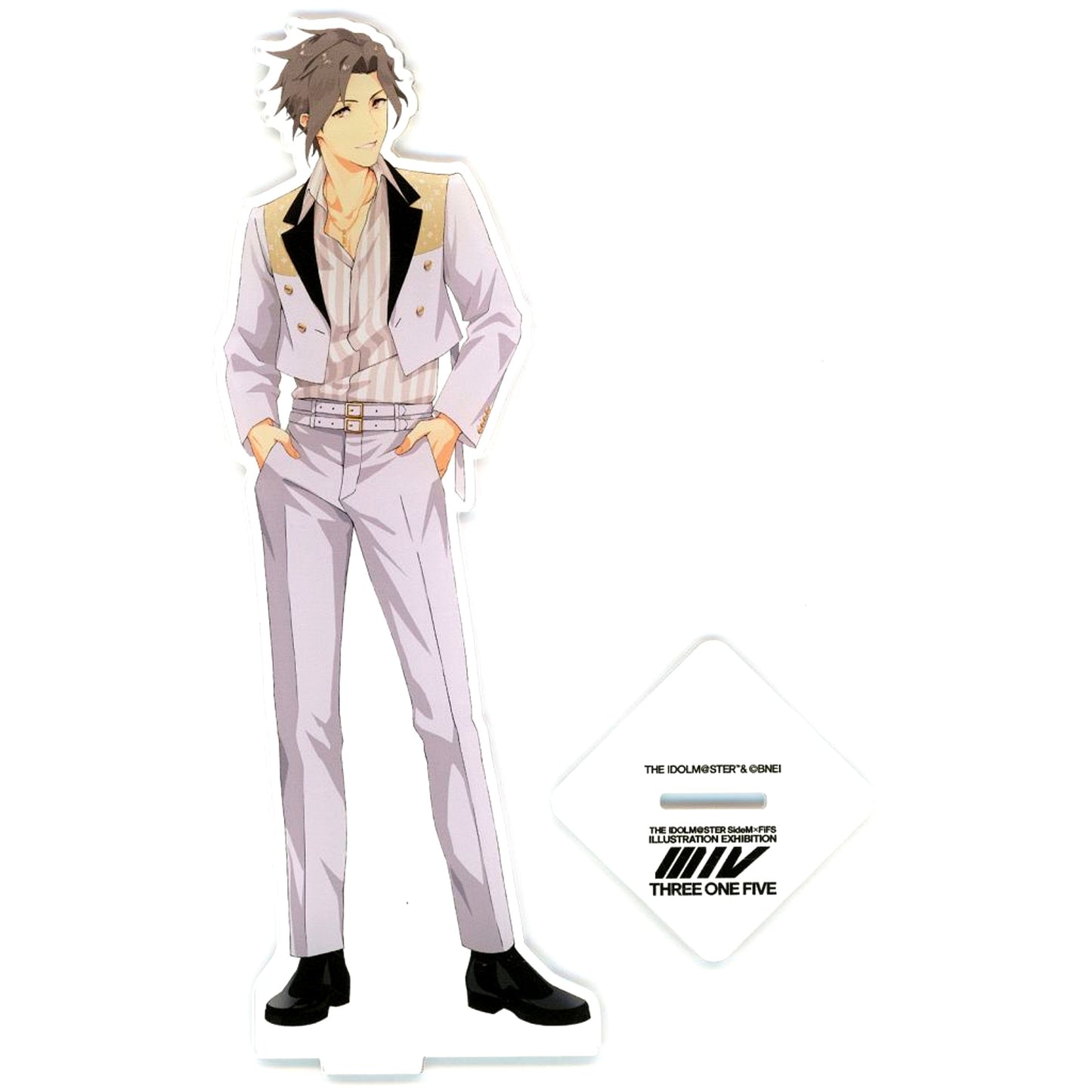 Yukihiro Kamiya Full Body White Acrylic Stand The Idolmaster SideM x FiFS Illustration Exhibition Three One Five Vol. 5 [USED]