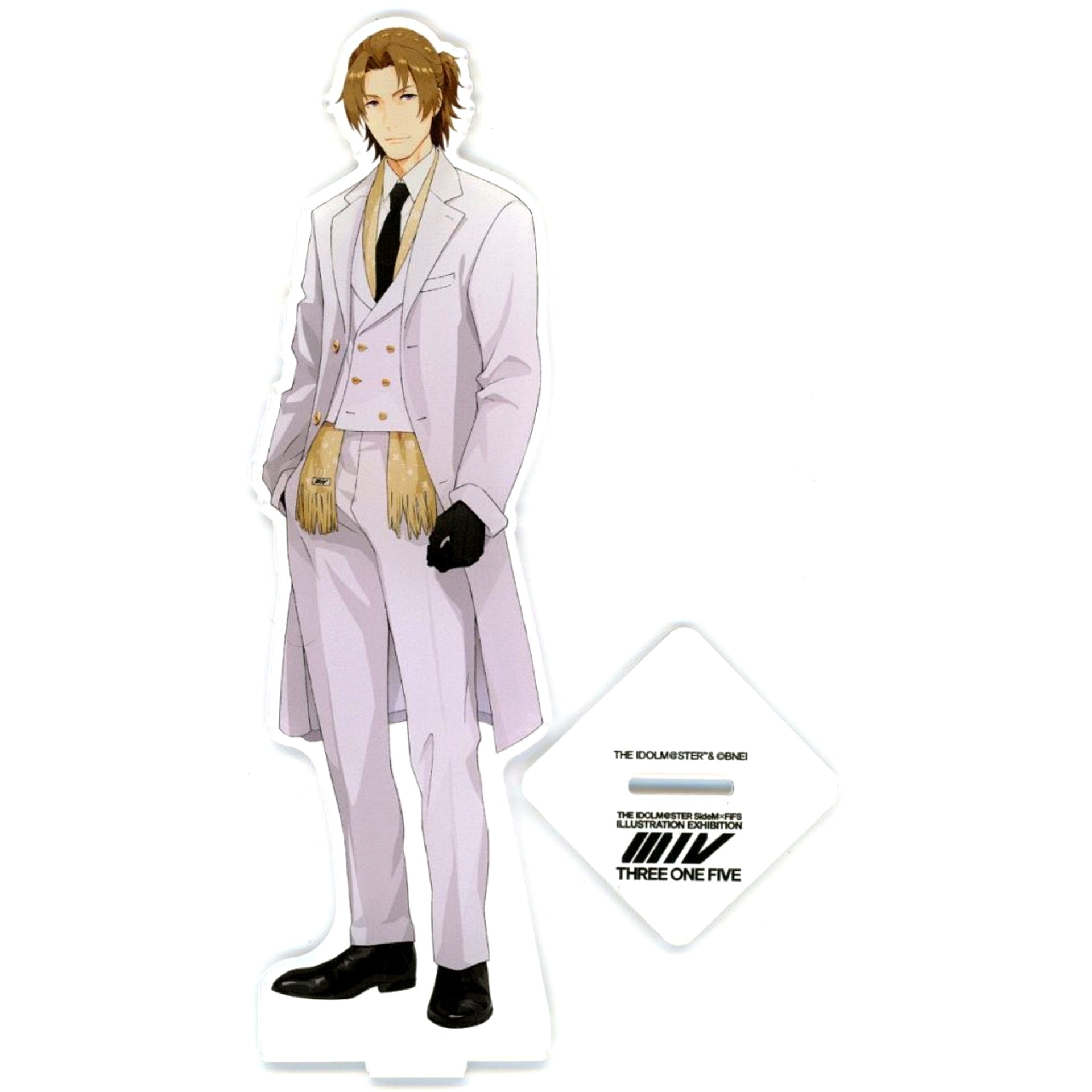 Jiro Yamashita Life-size White Acrylic Stand Idolmaster SideM x FiFS Illustration Exhibition Three One Five Vol.5 [USED]