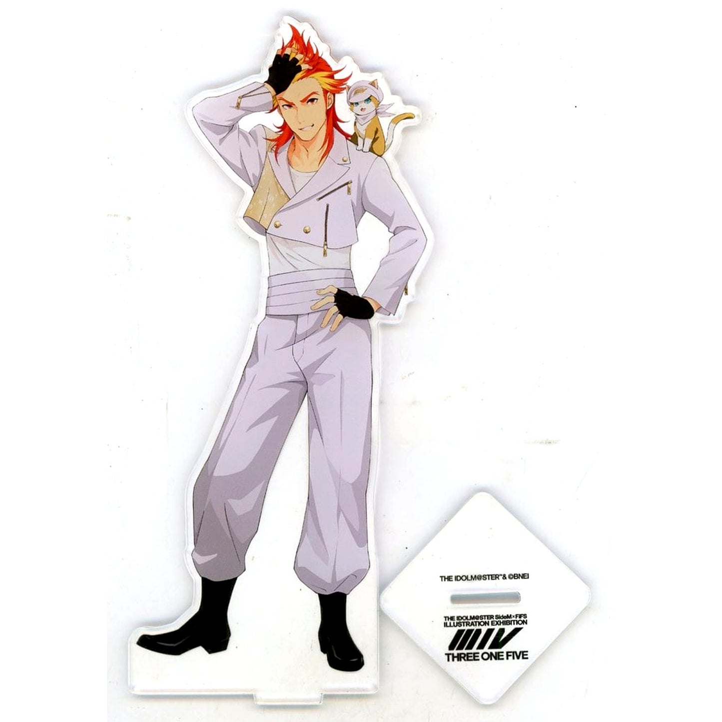 Suzaku Akai The Idolmaster SideM FiFS Exhibition 315 Vol.5 Full Body White Acrylic Stand [USED]
